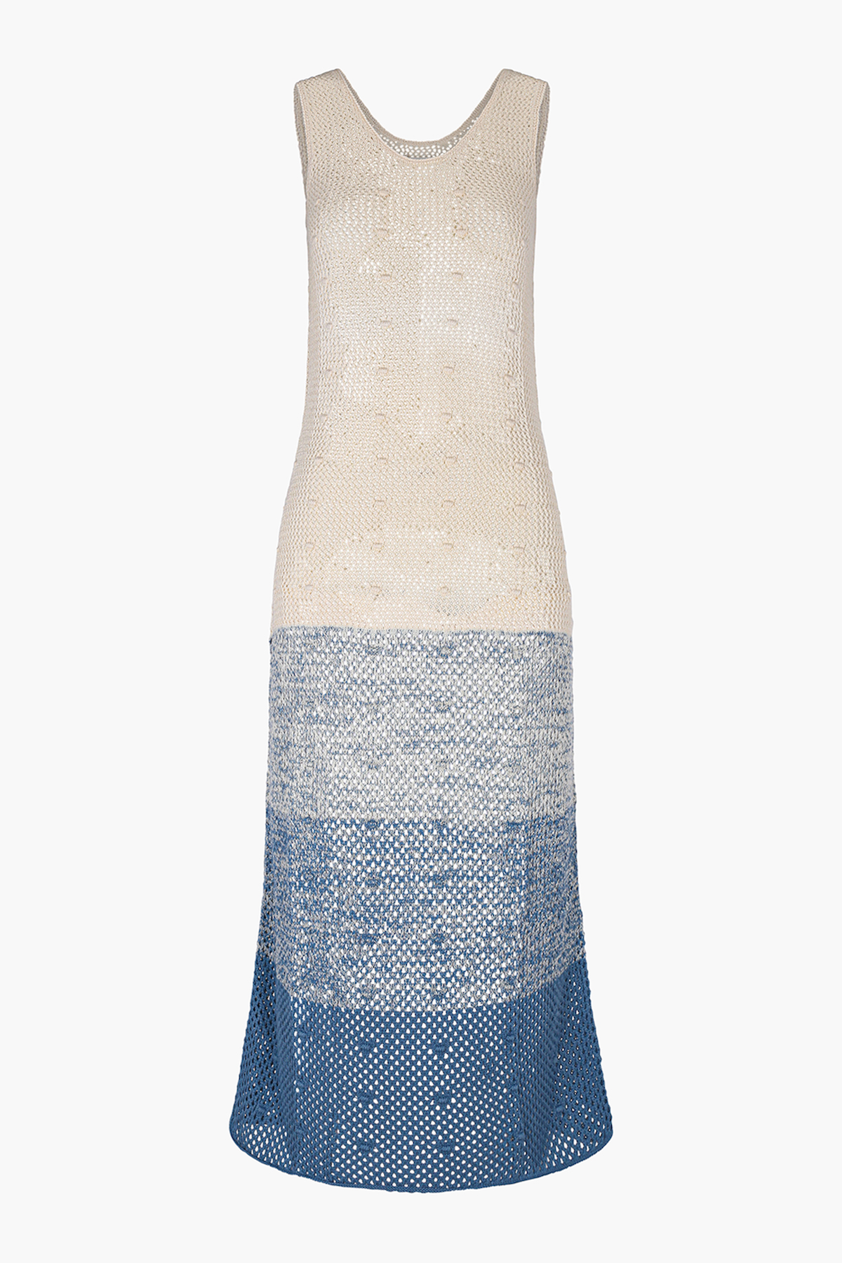 LITORAL DRESS | IVORY / SKY BLUE LITORAL DRESS | IVORY / SKY BLUE