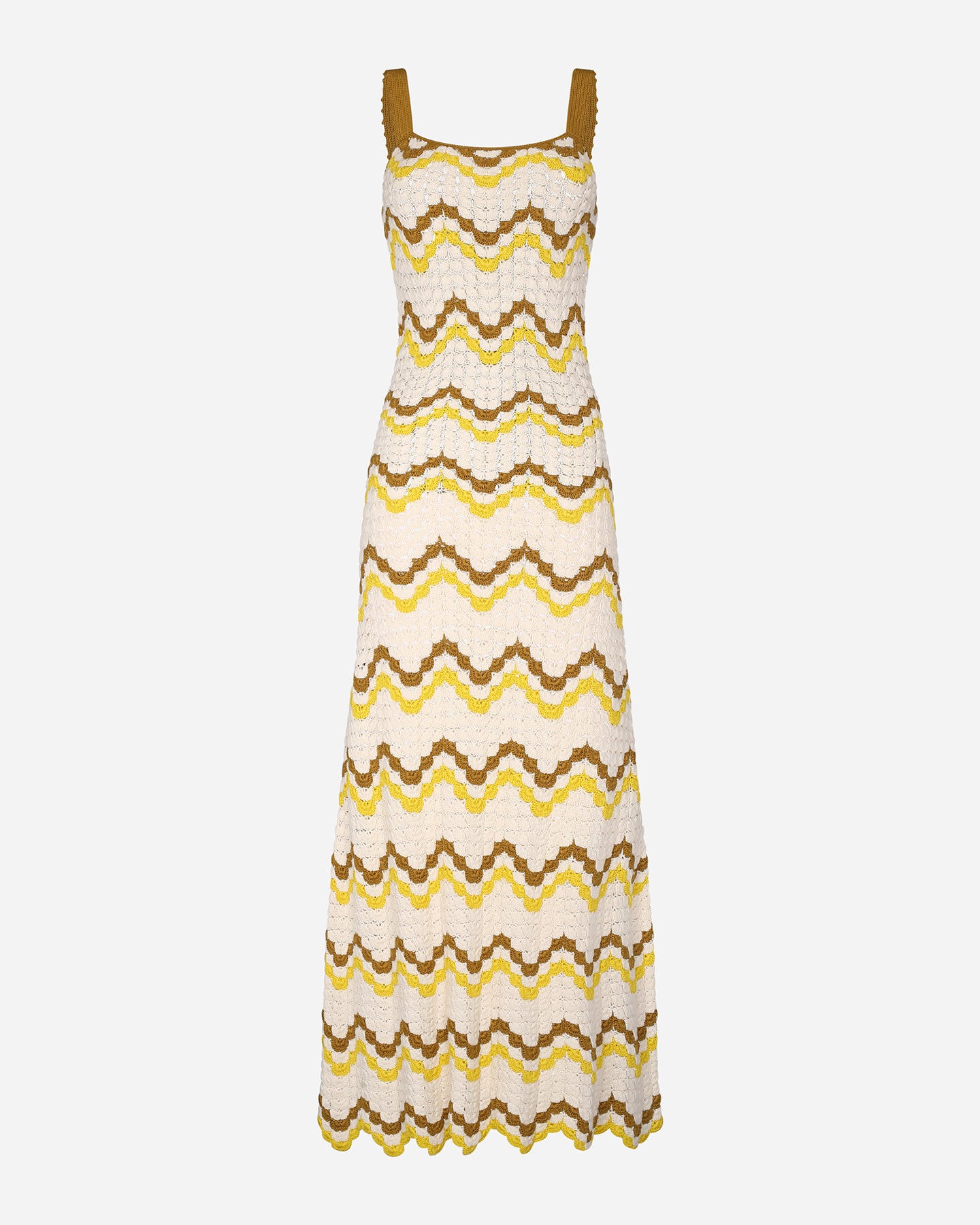 gold crochet maxi dress MAREA plus_size