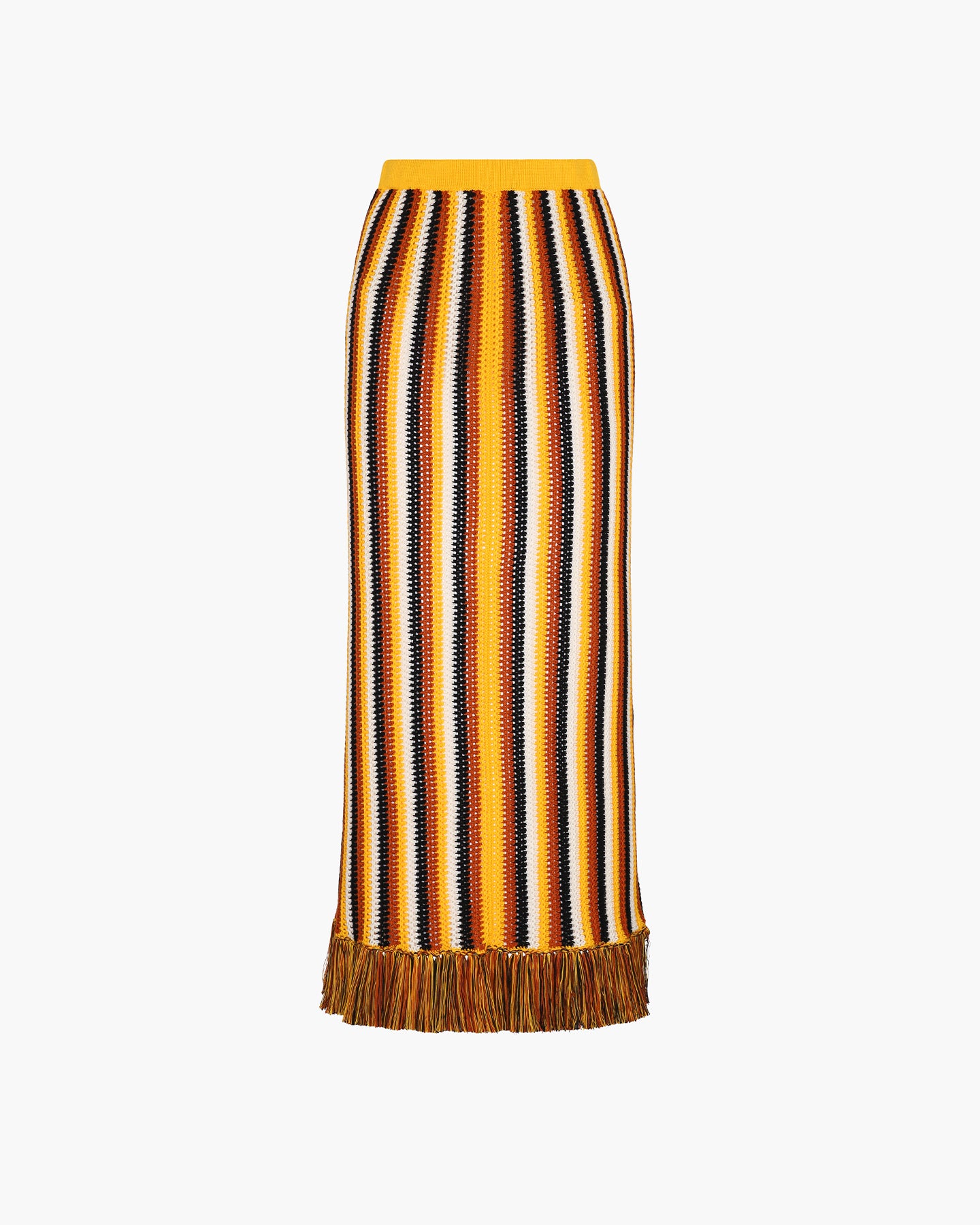 tobacco skirt Gored in Cotton Poplin 70% Cotton Marina Rinaldi | Woman -