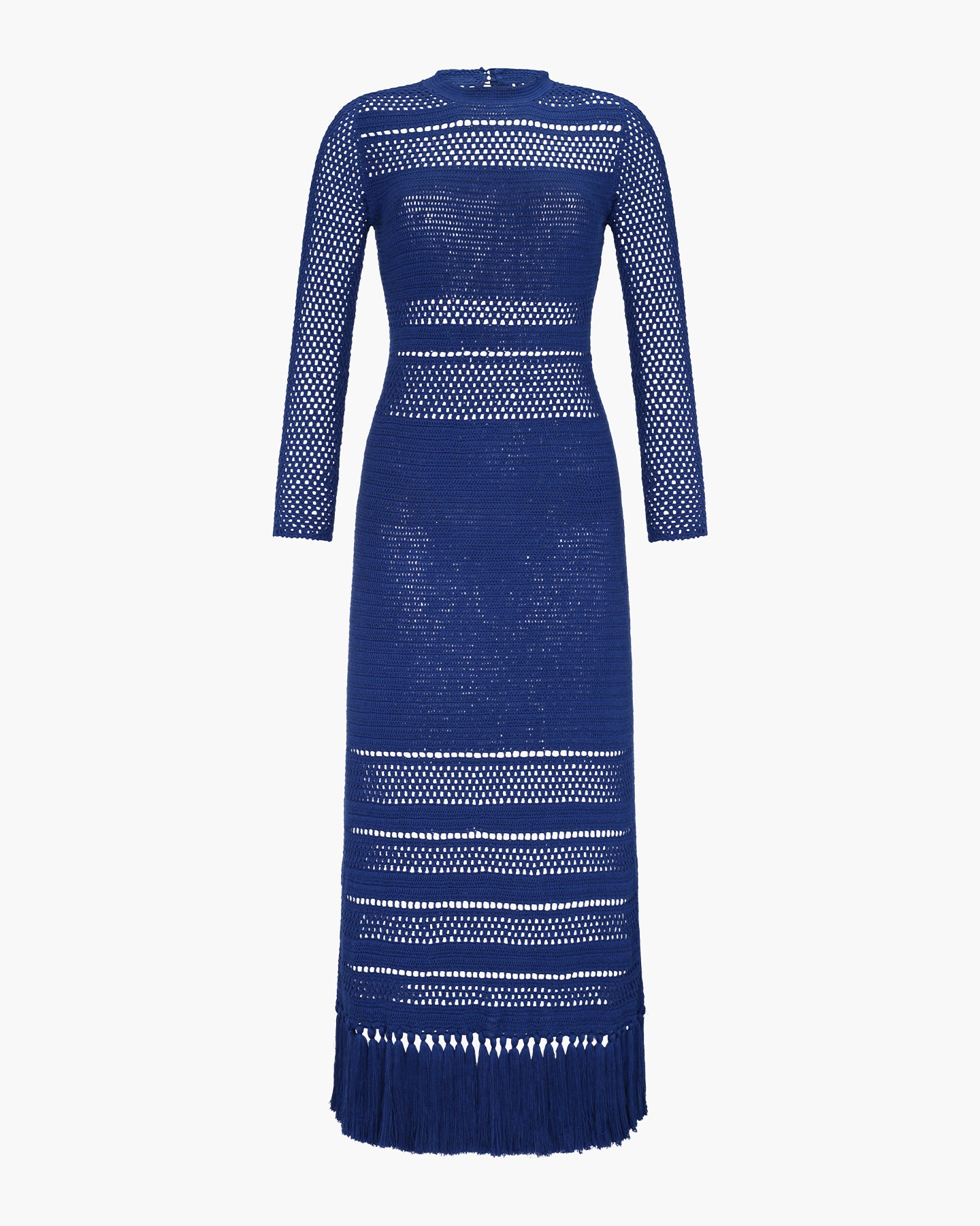 NAUTA CROCHET MIDI DRESS | Electric BLUE XS NAUTA CROCHET MIDI DRESS | Electric BLUE XS