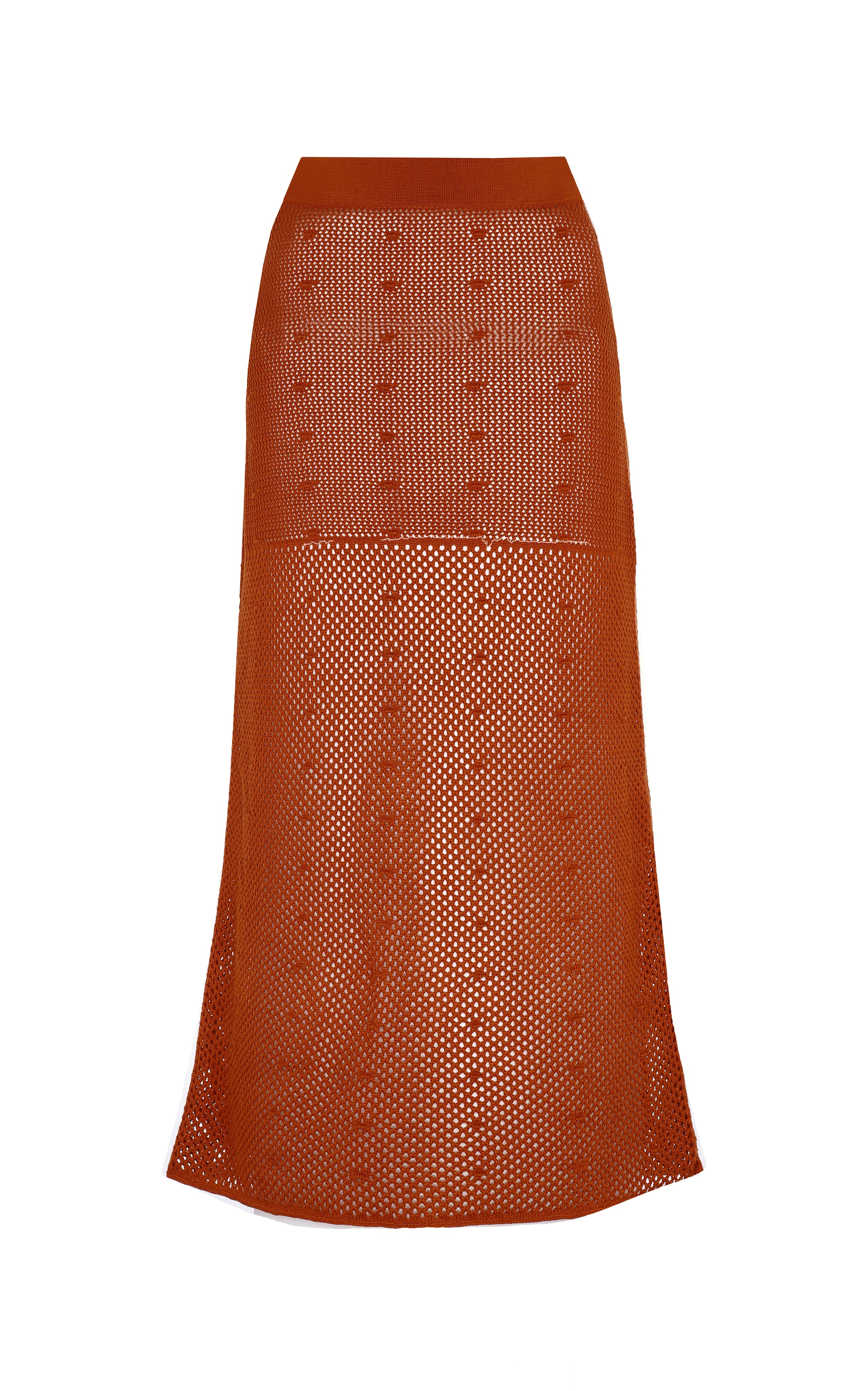 tobacco skirt Brown 100% Cotton Peyton Skirt in Tobacco Vegan