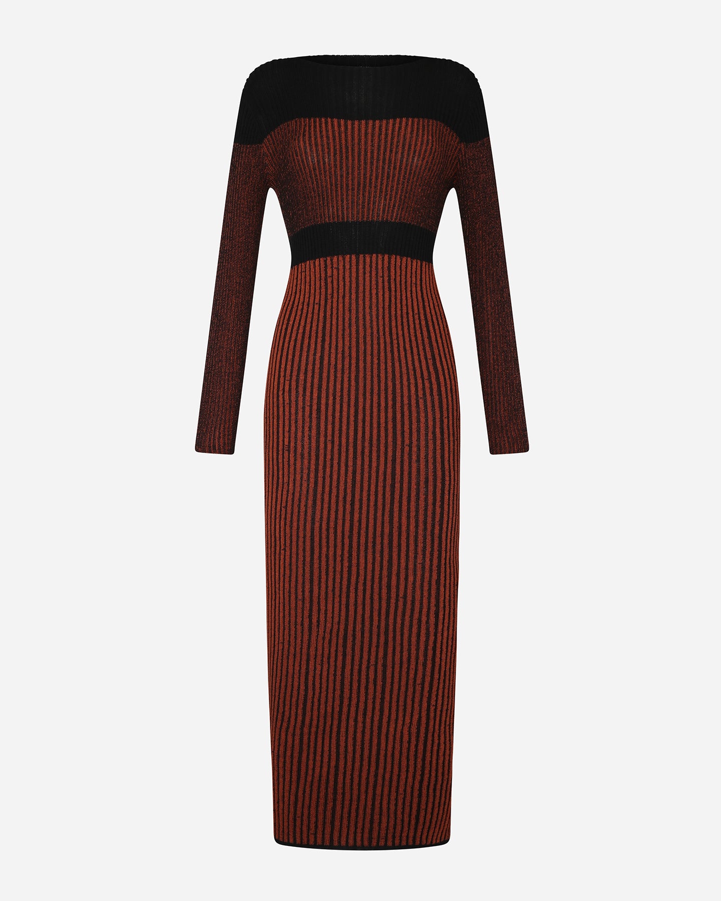 RAAKU MAXI DRESS | BROWN - Black M RAAKU MAXI DRESS | BROWN - Black M