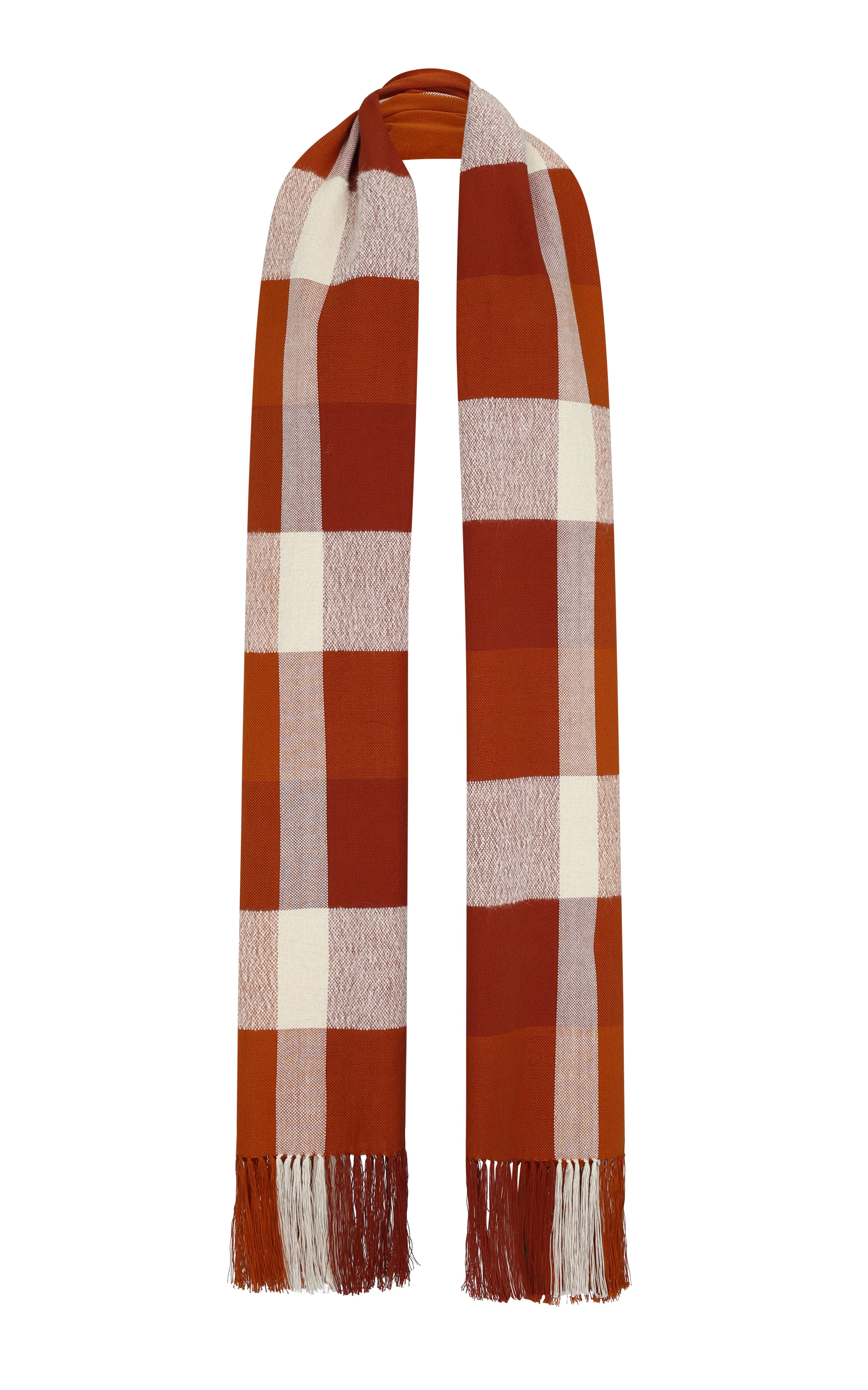 tobacco scarf Monogram wool cashmere Tobacco Description An elegant and unique design Apache Scarf - Tobacco |