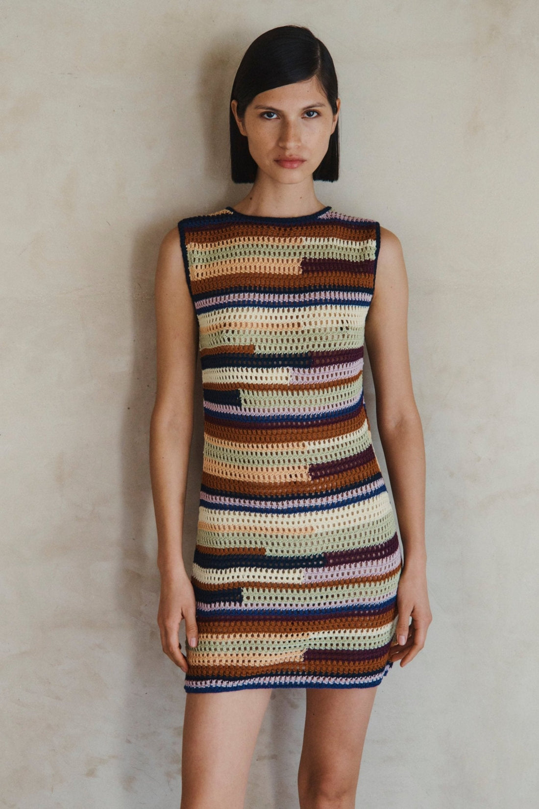 SPONDYLUS MINI DRESS | MULTI