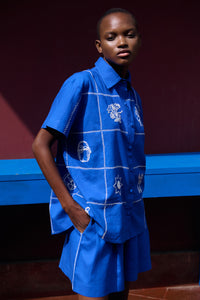 CARMEN SHIRT | ELECTRIC BLUE | PRE ORDER