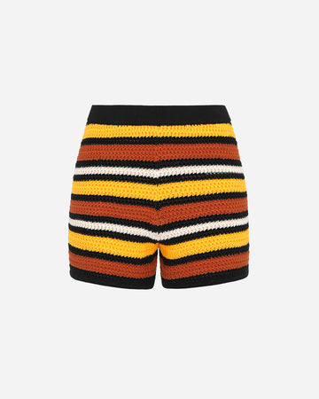 MISTI Shorts | Tobacco / Yellow