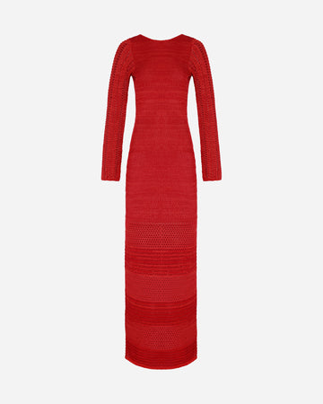 CEREMONIA Maxi Dress | Scarlet Red