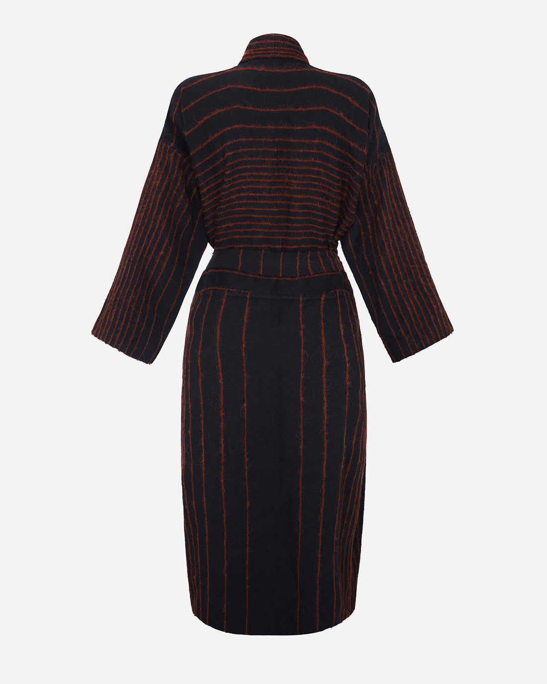 AUZANGATE COAT | BLACK - BROWN