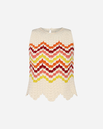 CUENCA Top | Multi Ivory