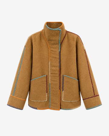 URUY JACKET | BEIGE/BROWN
