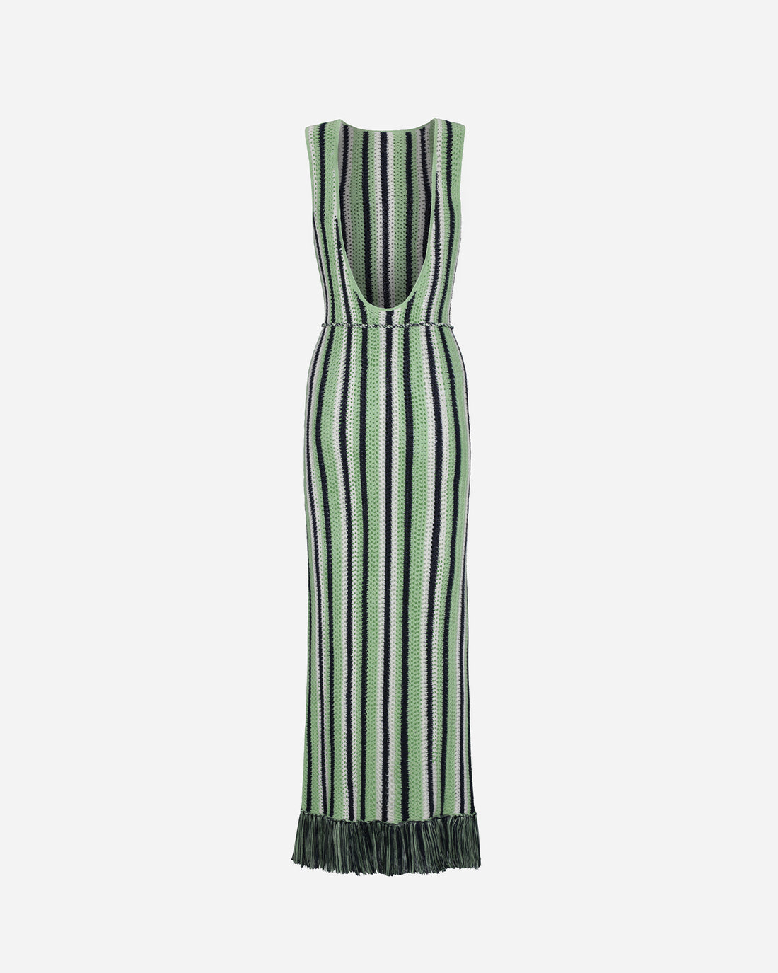 MISTI MIDI DRESS| Matcha Green / Cobalt