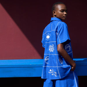 CARMEN SHIRT | ELECTRIC BLUE | PRE ORDER