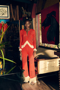 CARISA CARDIGAN | TANGERINE | PRE ORDER