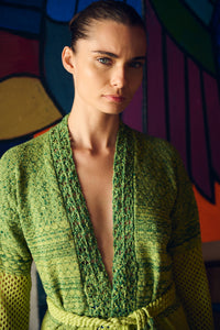 ORINOCO KIMONO | LIMA GREEN | PRE ORDER