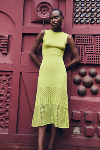 TONDERO DRESS | LIMA GREEN | PRE ORDER