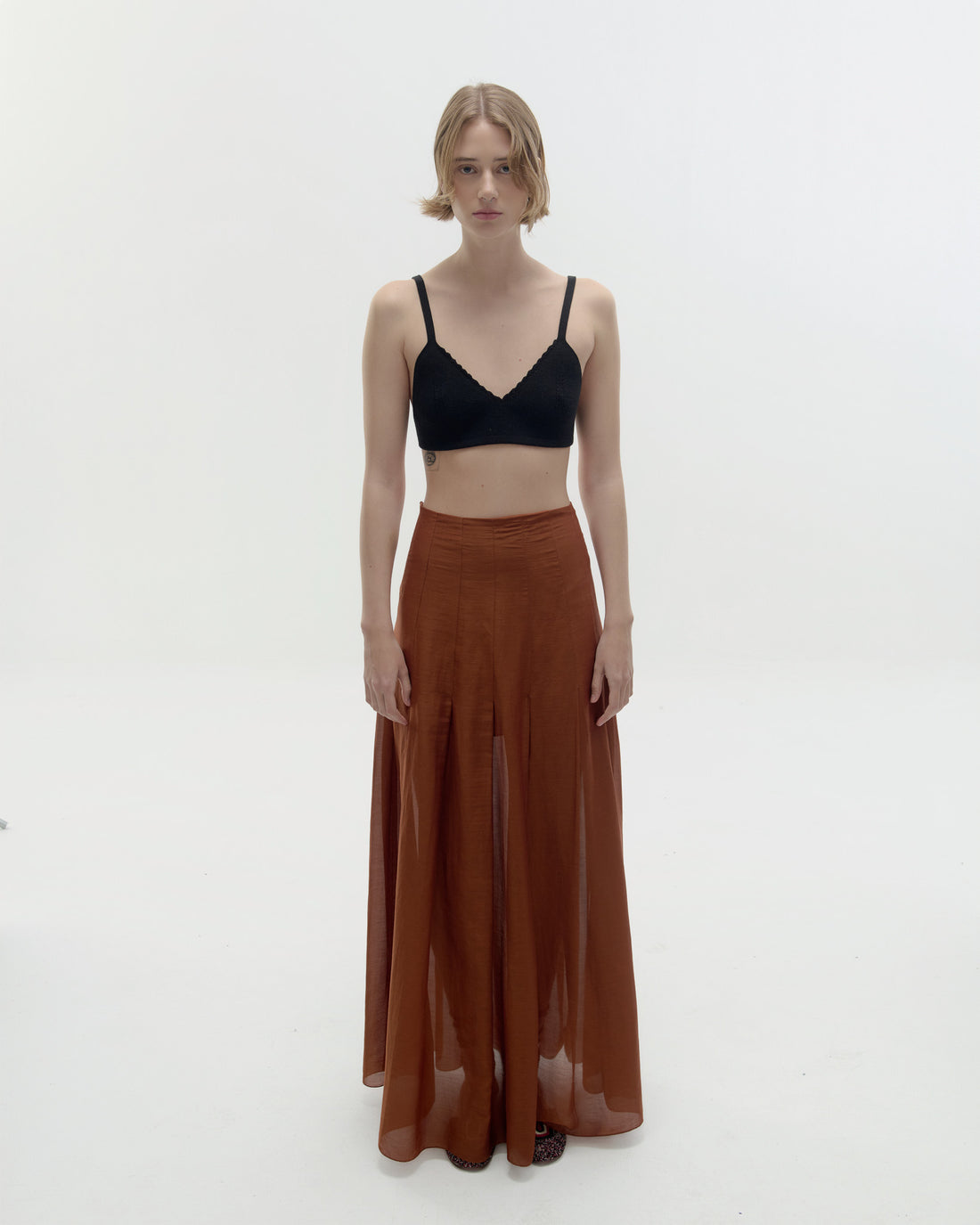 LAURI Maxi Skirt | Tobacco