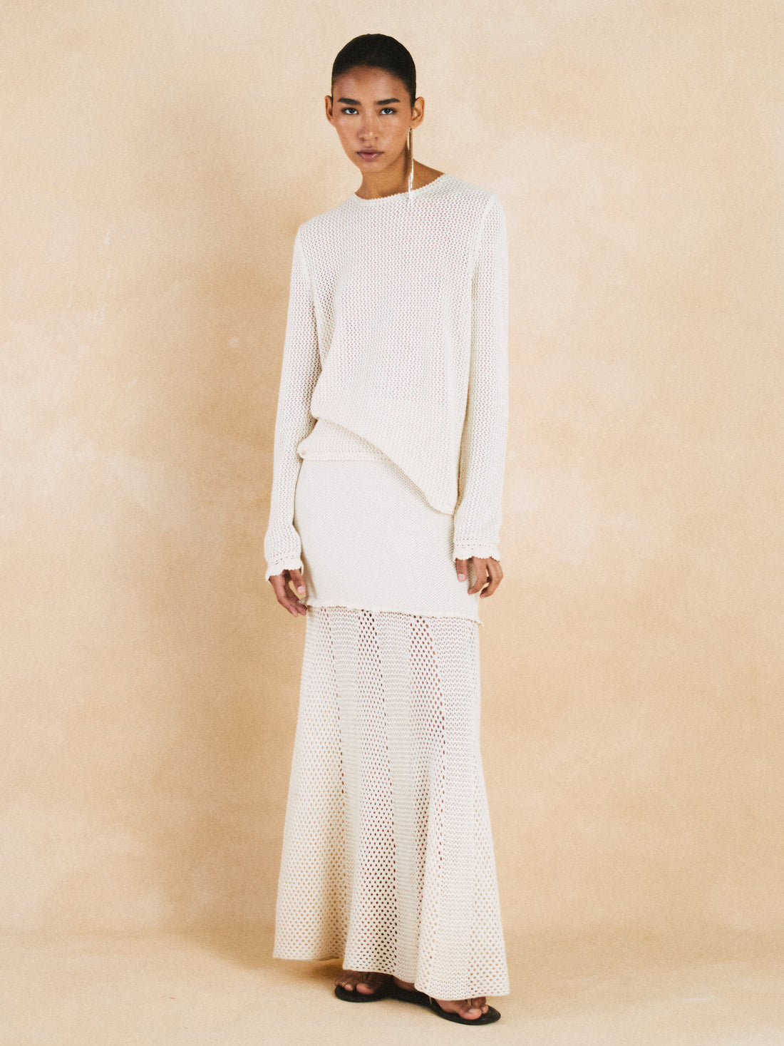 MURAL Skirt | Ivory