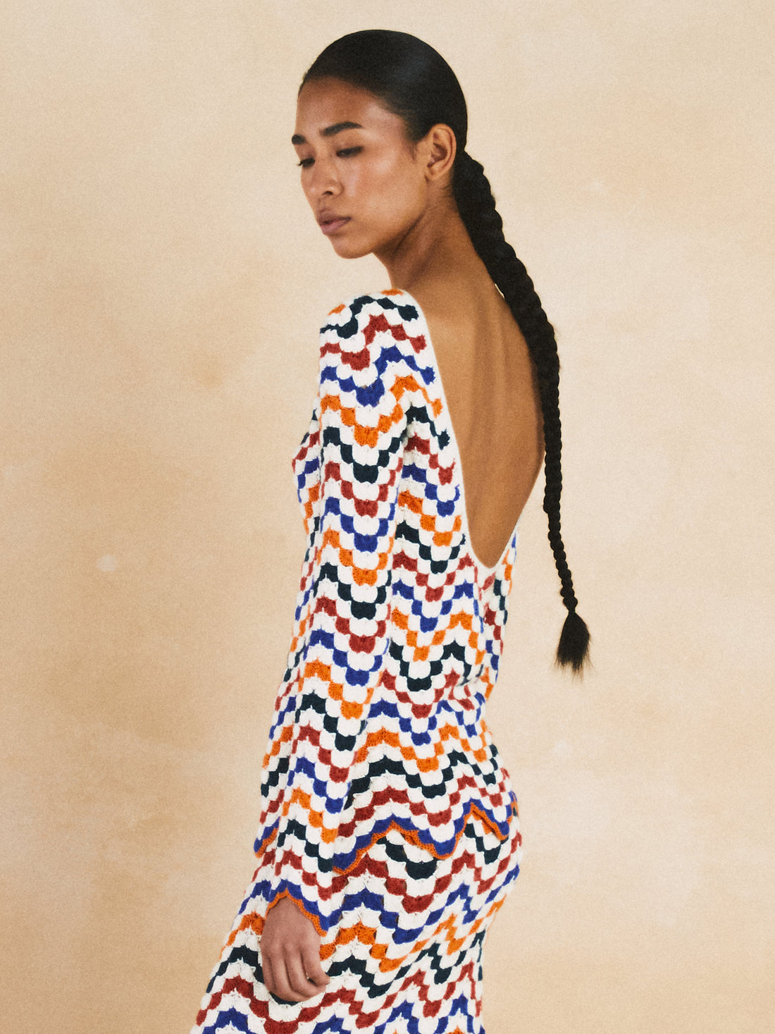 URSULA Top | Ivory / Multi