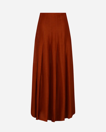 LAURI Maxi Skirt | Tobacco
