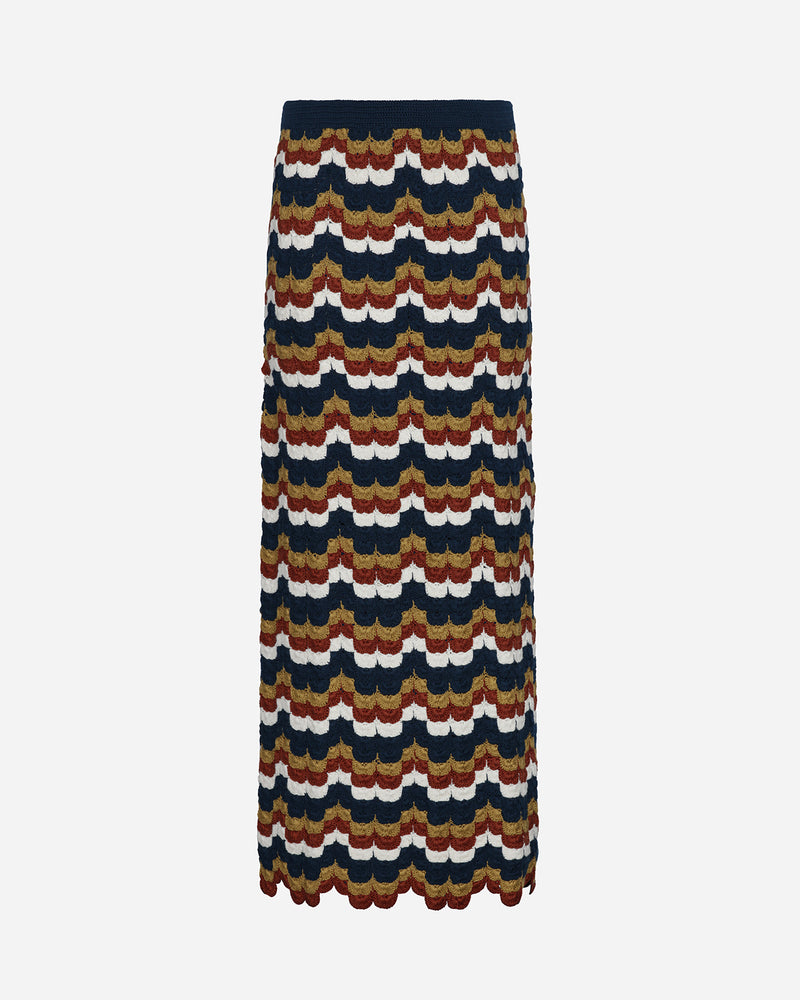 LUCERO Midi Skirt | Cobalt / Multi