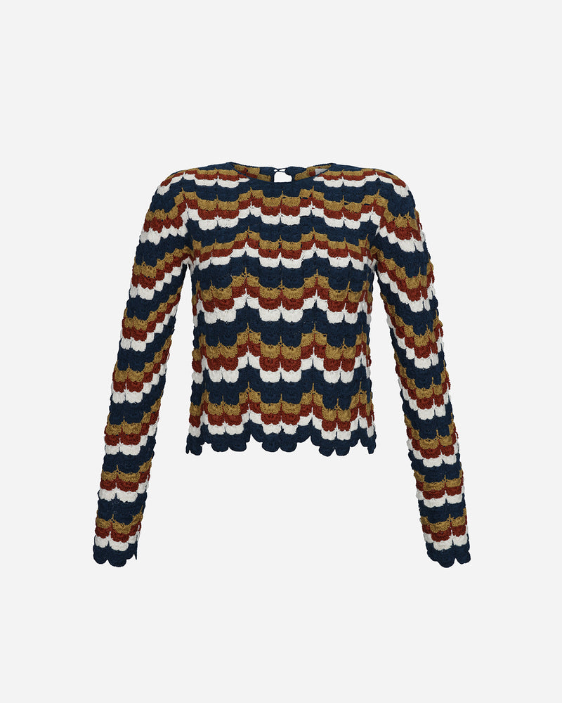 LUCERO Top | Cobalt / Multi