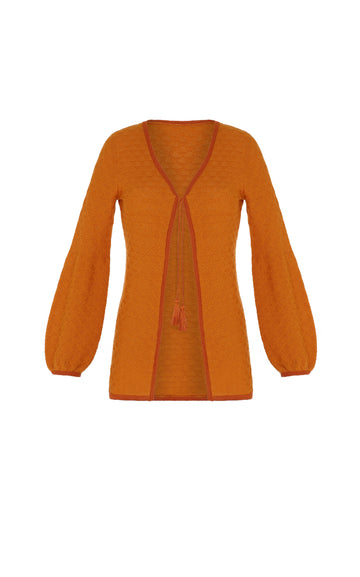 MALECON CARDIGAN | ORANGE