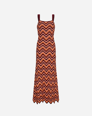 MAREA Maxi Dress | Orange / Multi