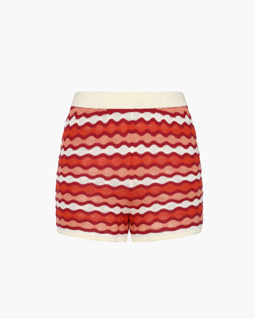 MULLU SHORTS | TANGERINE - PEACH - IVORY