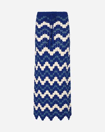 SAFI SKIRT | IVORY - ELECTRIC BLUE - SKY BLUE |  PRE ORDER