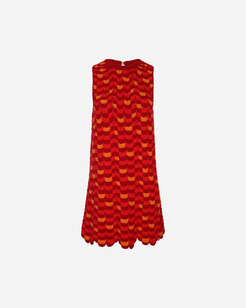 SOLANA Intarsia Mini Dress