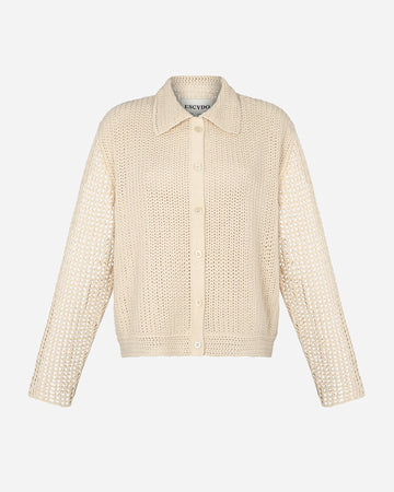 SOLAR LONG SLEEVE SHIRT | IVORY