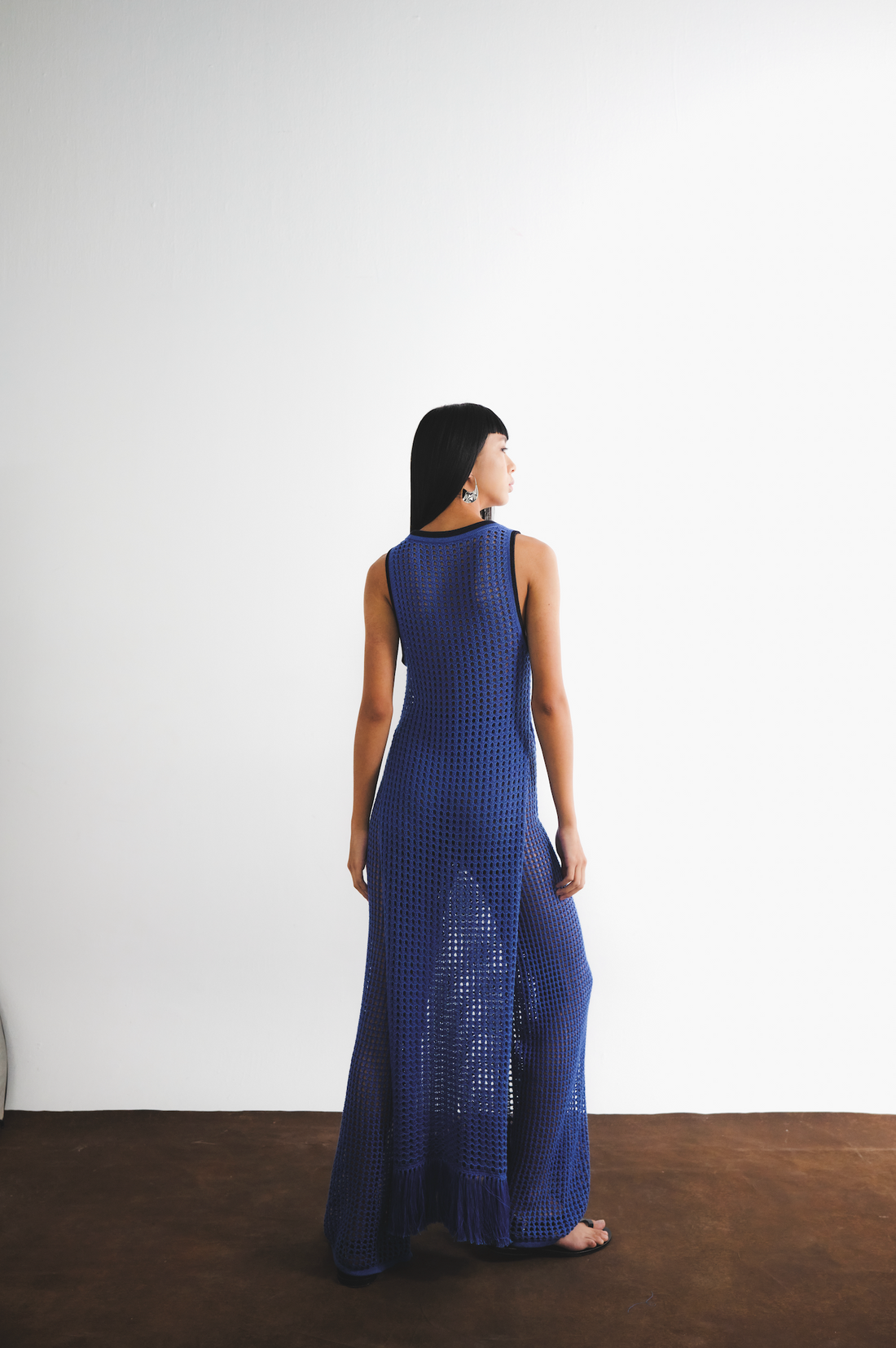 ATUQ KNITTED PANTS | BLUE