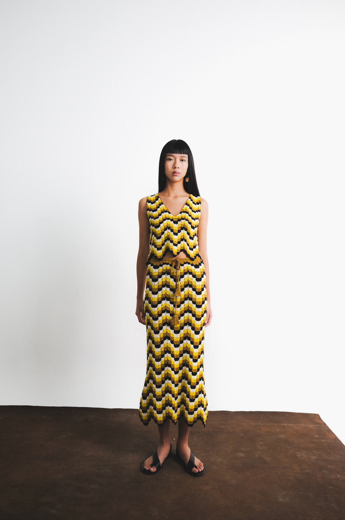 SUSPIRO SKIRT | GOLDEN BLACK