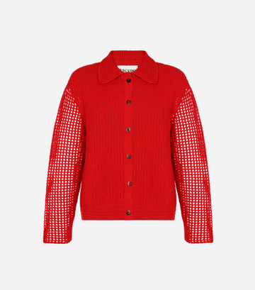 SOLAR LONG SLEEVE SHIRT | RED