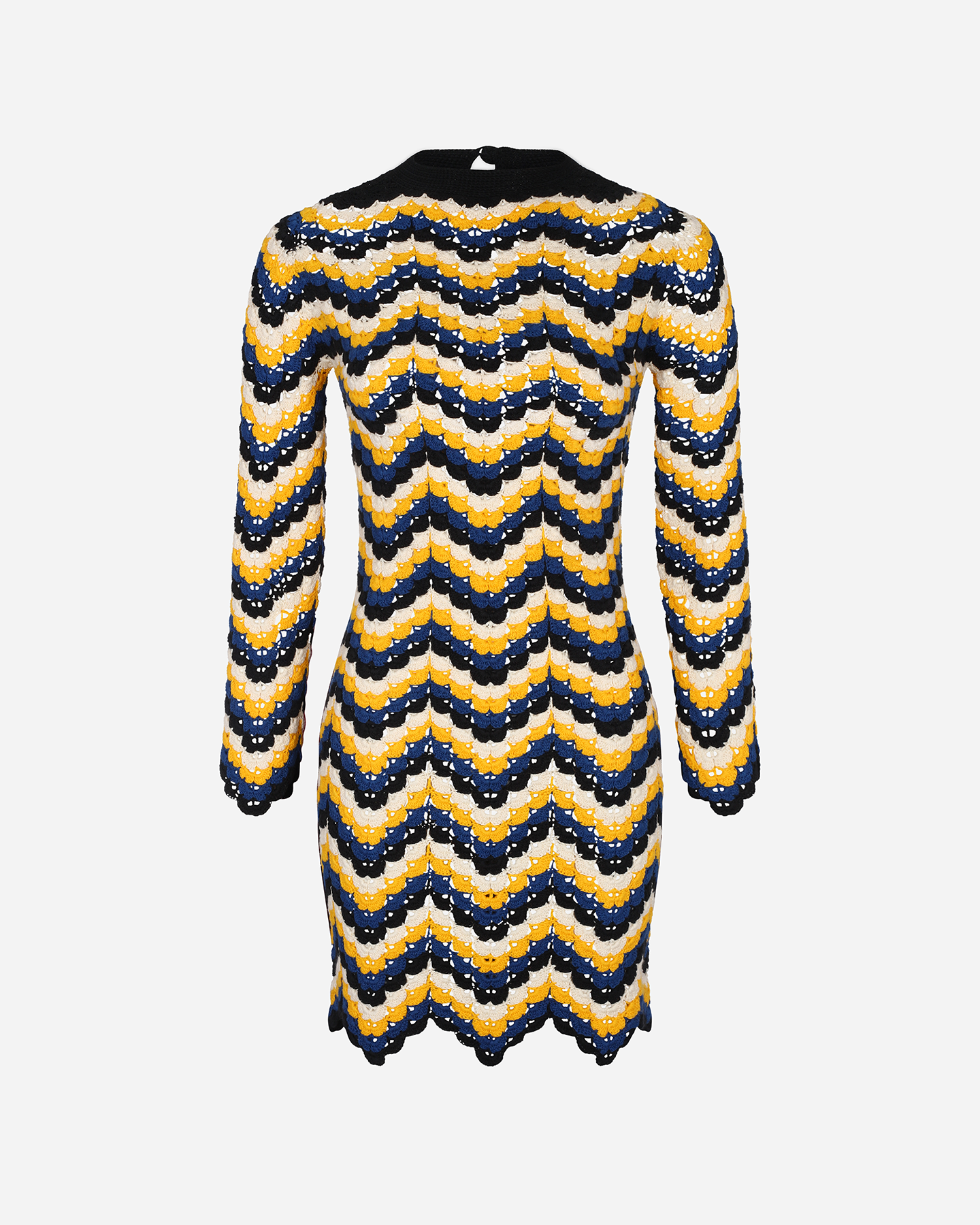 VICTORIA MINI DRESS | BLUE - YELLOW