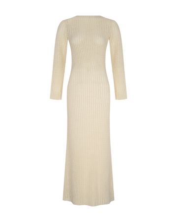 Misha Crochet Maxi Dress | Ivory XL Misha Crochet Maxi Dress | Ivory XL