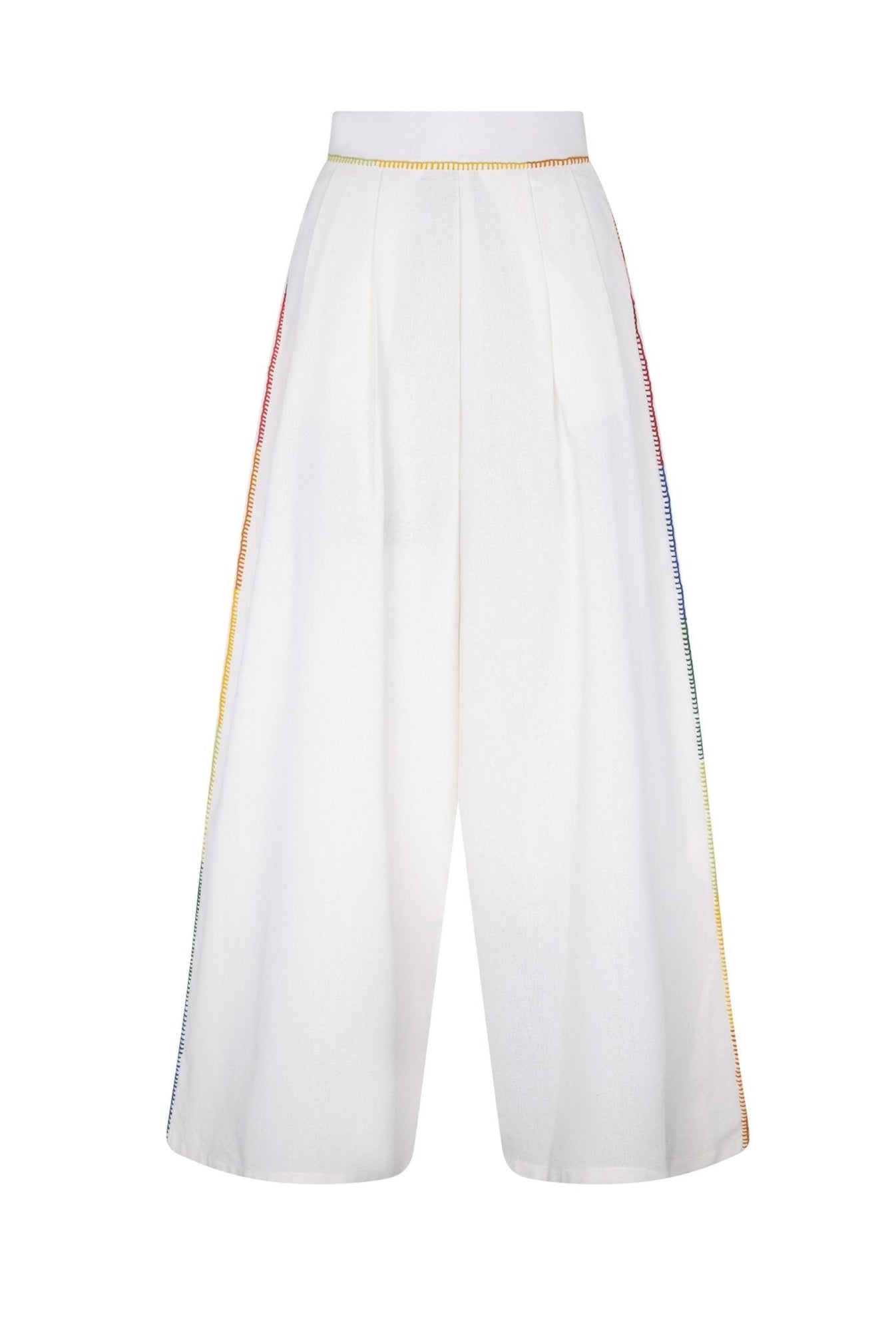 Amalfi Punto Pants, Black/Ivory