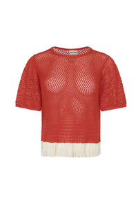 CARISA BLOUSE | TANGERINE | PRE ORDER