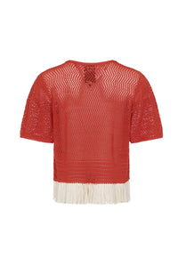 CARISA BLOUSE | TANGERINE | PRE ORDER
