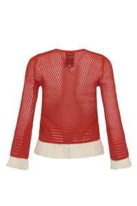 CARISA CARDIGAN | TANGERINE | PRE ORDER
