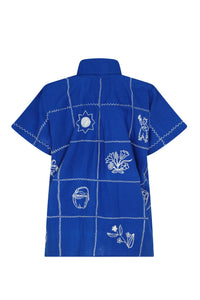 CARMEN SHIRT | ELECTRIC BLUE | PRE ORDER