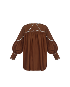 DANZA SHIRT | BROWN | PRE ORDER