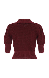 MARIA TOP | BURGUNDY