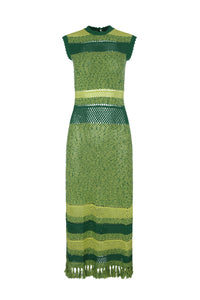 NANAY MIDI DRESS | LIMA GREEN | PRE ORDER