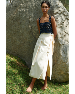 Silk sales skirt ivory