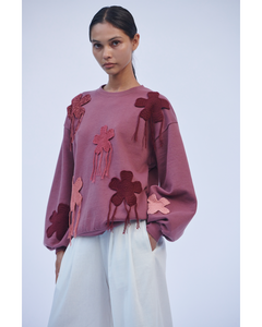 TREBOL SWEATSHIRT | MAUVE