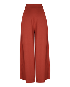 Escvdo_Acasia_Pants_Coral_Cotton_Linen