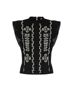 HORTENSIA BLOUSE | BLACK