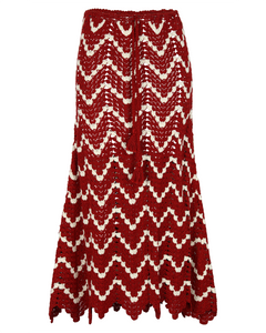 SAFI SKIRT | BURGUNDY | PRE ORDER